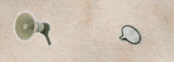 petit visuel rectangulaire avec notre logo (le même qu'en bannière) et autour d'ellui un mégaphone et une bulle de dialogue vide, tous deux animés